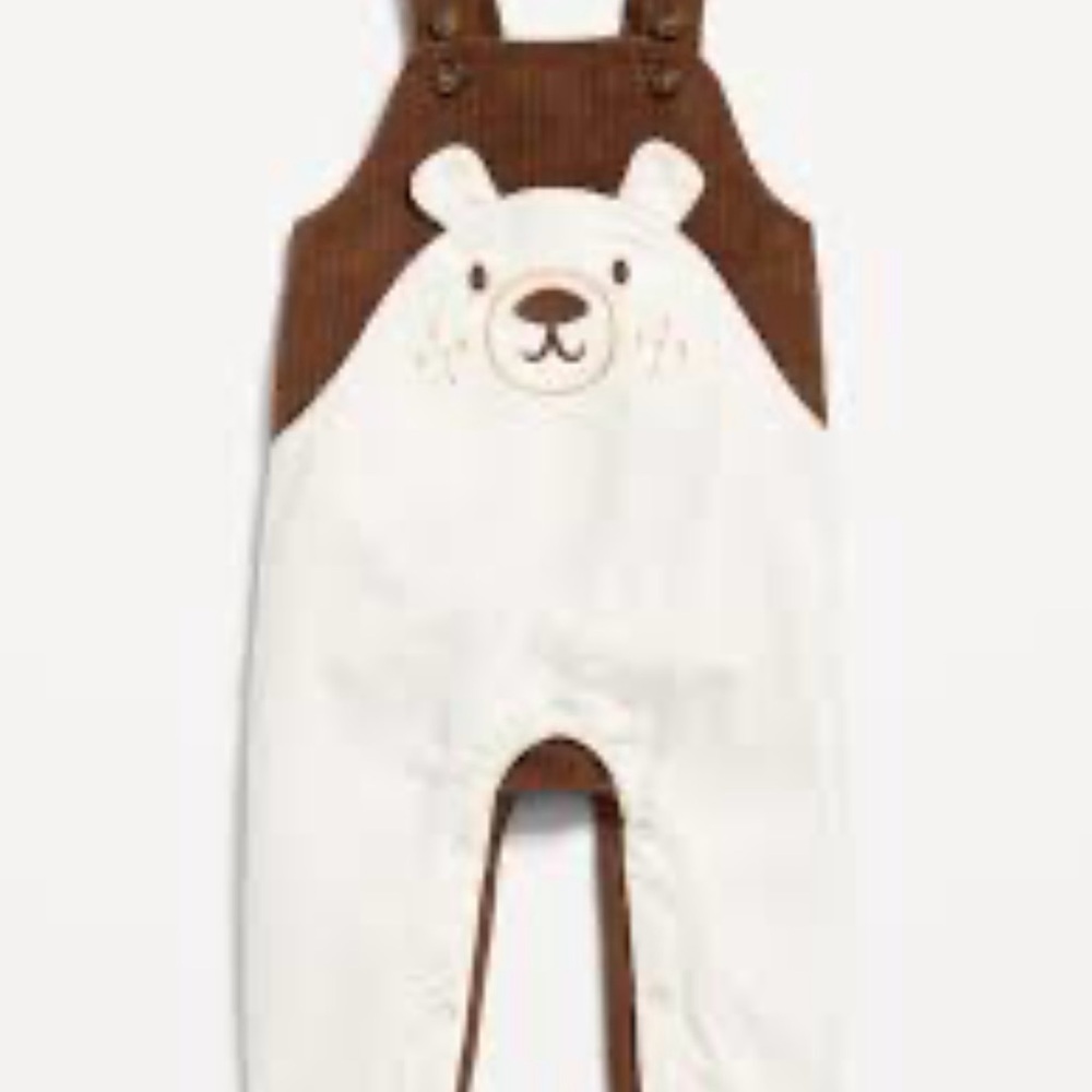Adorable Bear Design Kids One Piece